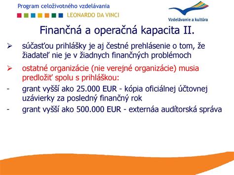 LDV projekty prenosu inovácií TOI príprava rozpočtu ppt download