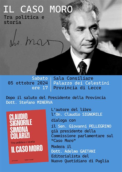 Il Caso Moro Tra Politica E Storia La Presentazione Del Libro Nella