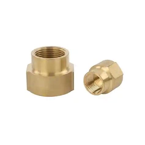 12 Npt Female Hex Reducer Brass Pipe Fitting Adapter