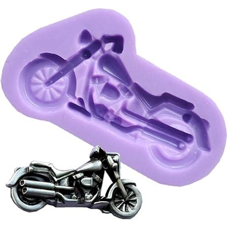 Runloo Moule En Silicone En Forme De Moto Pour Fondant G Teau Cr Me