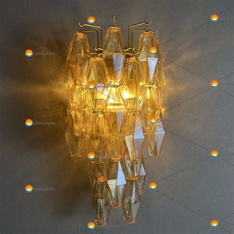 Chiara Smoke Glass Wall Lamp Bedside Lamp - China Crystal Sconce and ...