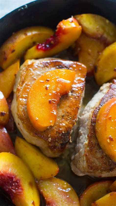 Peach Pork Chops One Pan Minutes Meals Artofit