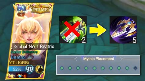 Winrate Beatrix Secret Trick Tutorial New Build And Emblem