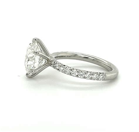 Round Brilliant-Cut Engagement Ring in a Six-Prong Setting Los Angeles ...