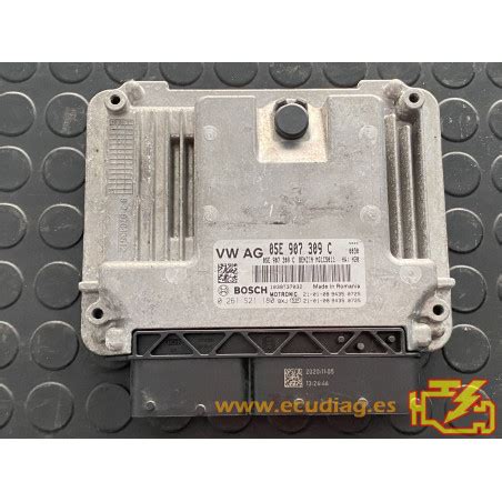 ENGINE ECU BOSCH MG1CS011 0261S21180 VAG 05E907309C