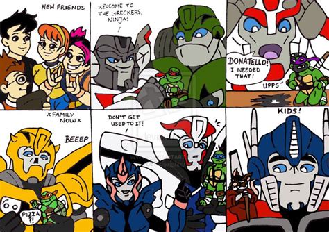 Tfp Meets Tmnt By Xero On Deviantart Tmnt Transformers Memes