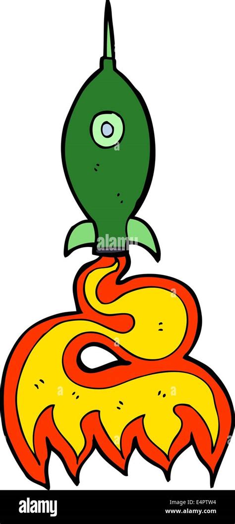 cartoon space rocket Stock Vector Image & Art - Alamy