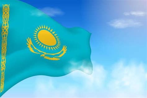 Kazakhstan Flag Vector Art, Icons, and Graphics for Free Download