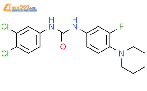 877202 73 8 Urea N 3 4 Dichlorophenyl N 3 Fluoro 4 1 Piperidinyl