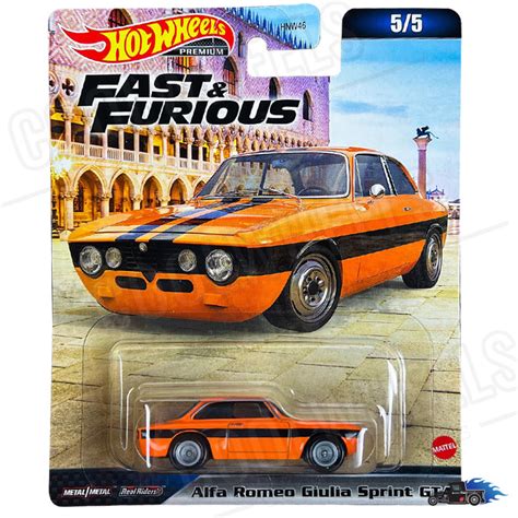 Hot Wheels Premium Fast Furious Mix Alfa Romeo Giulia Sprint GTA Shopee Malaysia