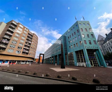 Rotterdam Netherlands October 10 2021 The Central Police Station