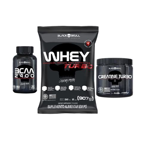 1 Whey Protein 900g Turbo 1 Creatina Monohidratada Turbo 150g 1