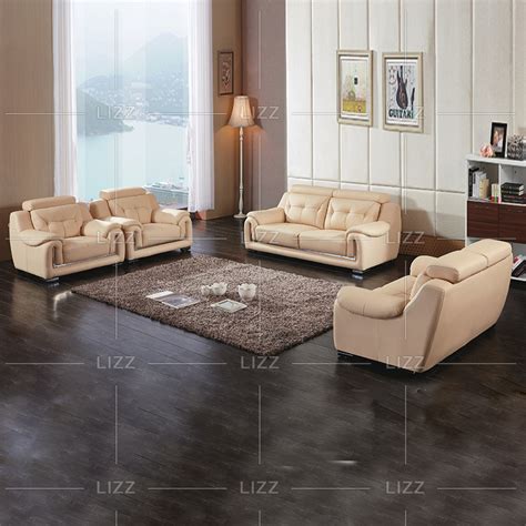 Foshan Sofa Factory Modern Leather Sectional Sofa Set From China