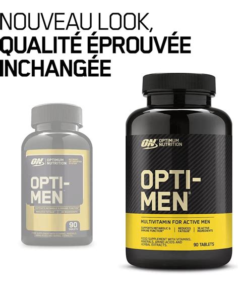 Optimum Nutrition Opti-Men | Complément Multivitaminé Hommes Actifs
