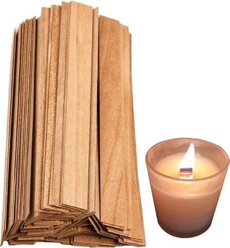 Amazon MadMedic Wood Wicks 0 75 X 5 12 Inch Natural Candle Wick