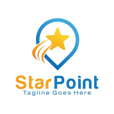 Premium Vector | Star point logo design template