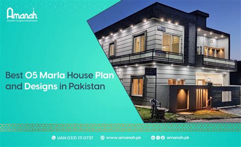 Best Marla House Plan And Design In Pakistan Amanah Pk