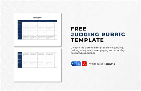 Rubric Templates In Word Creative Project Rubric Word Document