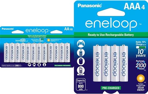 Eneloop Panasonic Bk 3mcca16fa Cycle Ni Mh Baterías Recargables