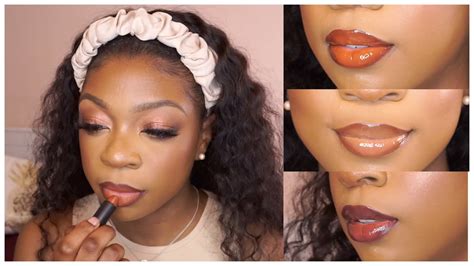 Nude Lip Combos For Dark Skin Chocolate Edition Ft Huda Beauty Glow