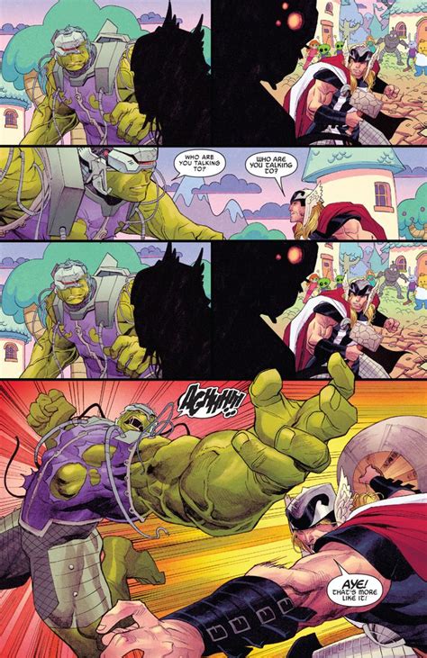 An Image Of The Incredible Hulk In Avengers Comics