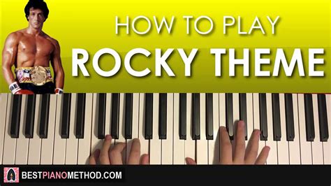 How To Play Rocky Balboa Theme Song Piano Tutorial Lesson Youtube