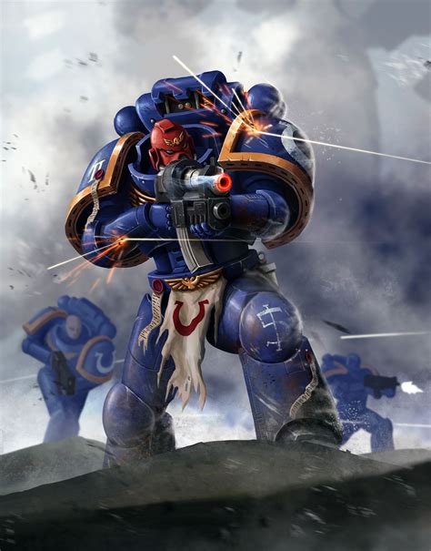 Ultramarines Warhammer Art Space Marine Warhammer 40000