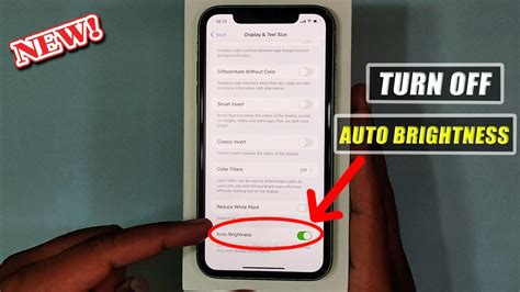 How To Turn OFF Auto Brightness On IPhone 11 Two Ways YouTube