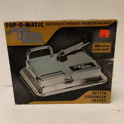 Top O Matic T2 Cigarette Maker Rolling Tobacco Injector Machine King 100s Ebay