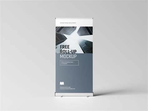 Free Roll Up Mockup X Cm The Free Mockup