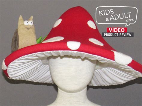 Fly Agaric Toadstool Costume Amanita Mushroom Hat Etsy Mushroom