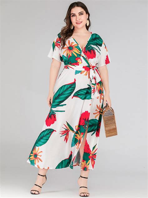 Coupon Code Ys15 15 Percent Off Plus Size White Belt Design Tropical V