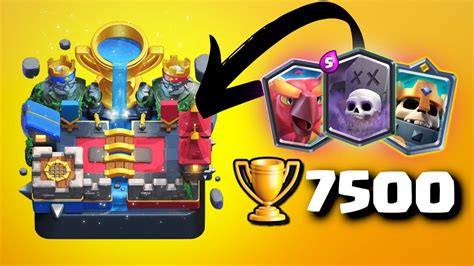 EL MEJOR MAZO PARA SUBIR A 7500 COPAS EN CLASH ROYALE YouTube