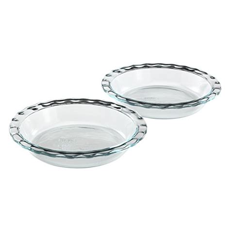 Temptations Pie Plate Pyrex Easy Grab 9 5 Glass Pie Plate 2 Pack