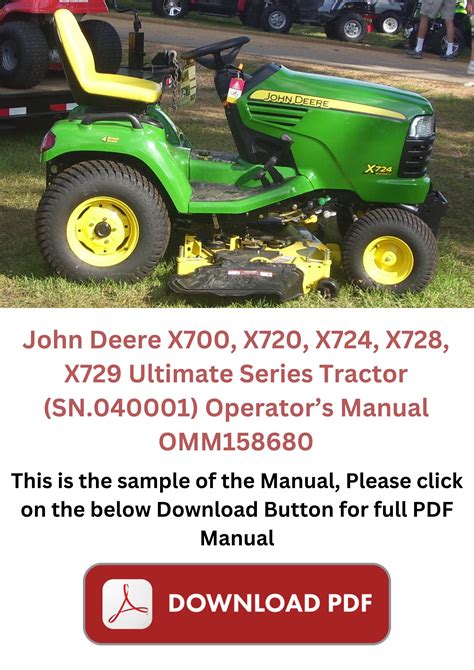 John Deere X X X X X Ultimate Series Tractor Sn