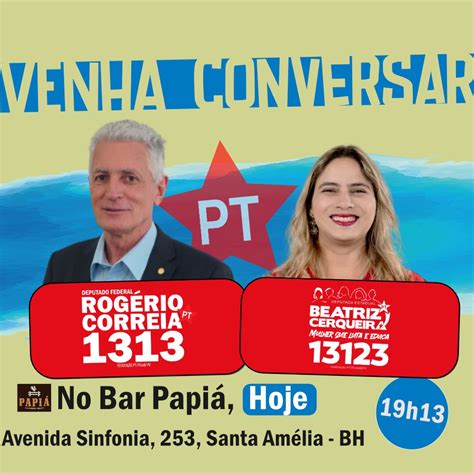 Rogério Correia on Twitter Venha conversar hoje a candidata a