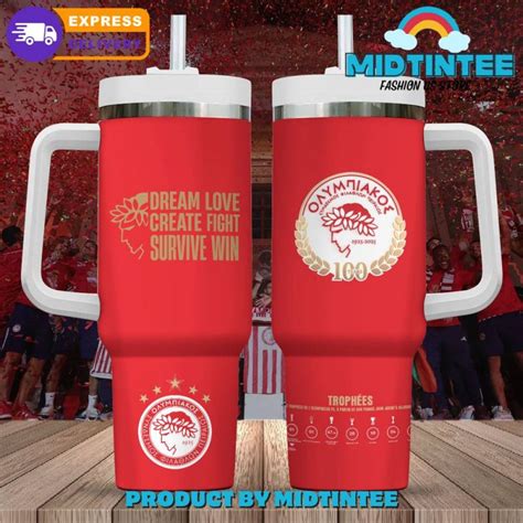 Olympiacos Fc Oz Stanley Tumbler Midtintee