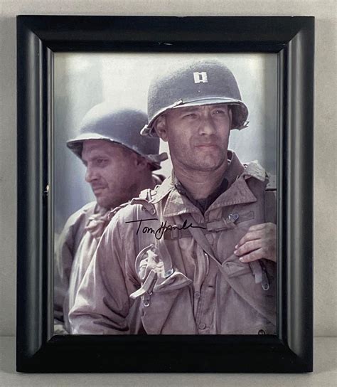 At Auction: Tom Hanks Saving Private Ryan Signed Photograph