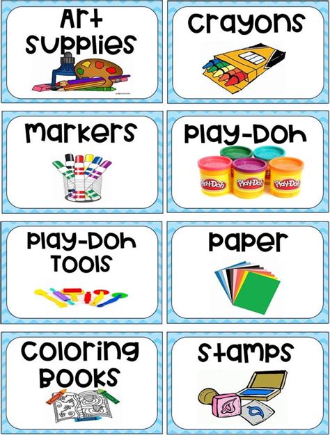 Free Printable Toy Labels For Preschool Classroom Printable Templates