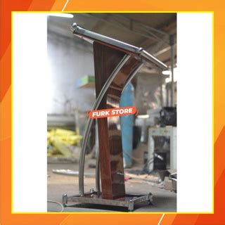 Jual Podium Minimalis Pm Stainless Mimbar Masjid Minimalis Modern Hpl