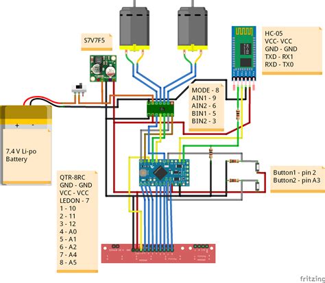 Object Following Robot Circuit Diagram