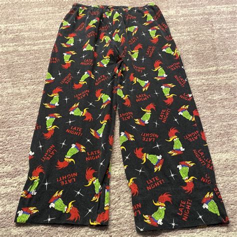 Woody Woodpecker Pajama Pants Lounge Sleep Mens Size Gem