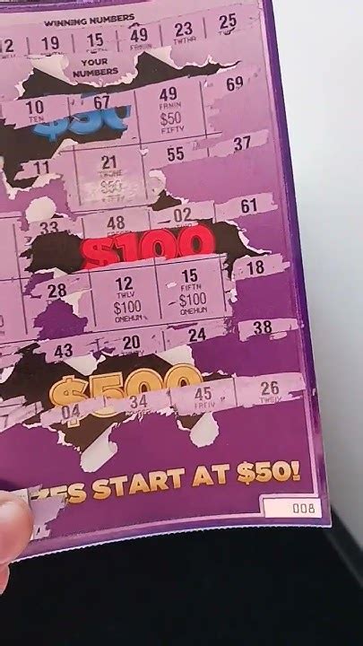 6 Matches Big 500 Winner 🏆 20 Nebraska Lottery Ticket Лотерея В