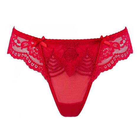 Tanga Rouge Axami Lingerie Suisses