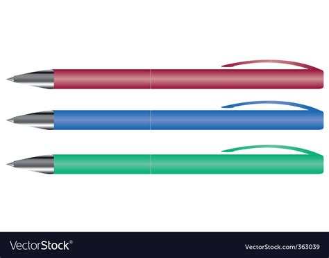 Pens Royalty Free Vector Image Vectorstock