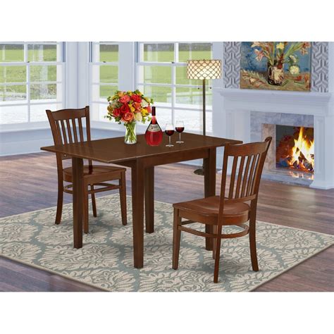 Winston Porter Emmelina Drop Leaf Solid Wood Dining Set Wayfair