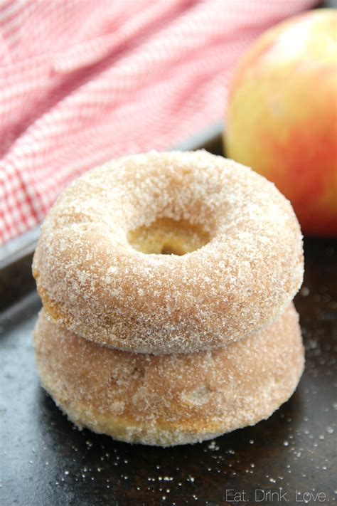 Baked Apple Cider Doughnuts Eat Drink Love