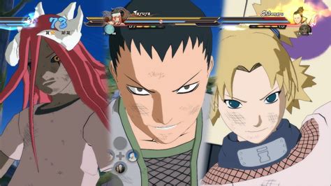 Naruto Shippuden Ultimate Ninja Storm 4 Tayuya Vs Shikamaru And Temari