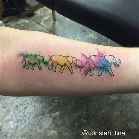 Watercolor Elephant Tattoo At Explore Collection