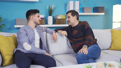 Father Advising His Son Father Son Relationship 33192829 Stock Video